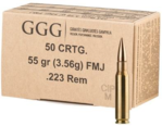 GGG .223 Rem 55 gr VM Munition